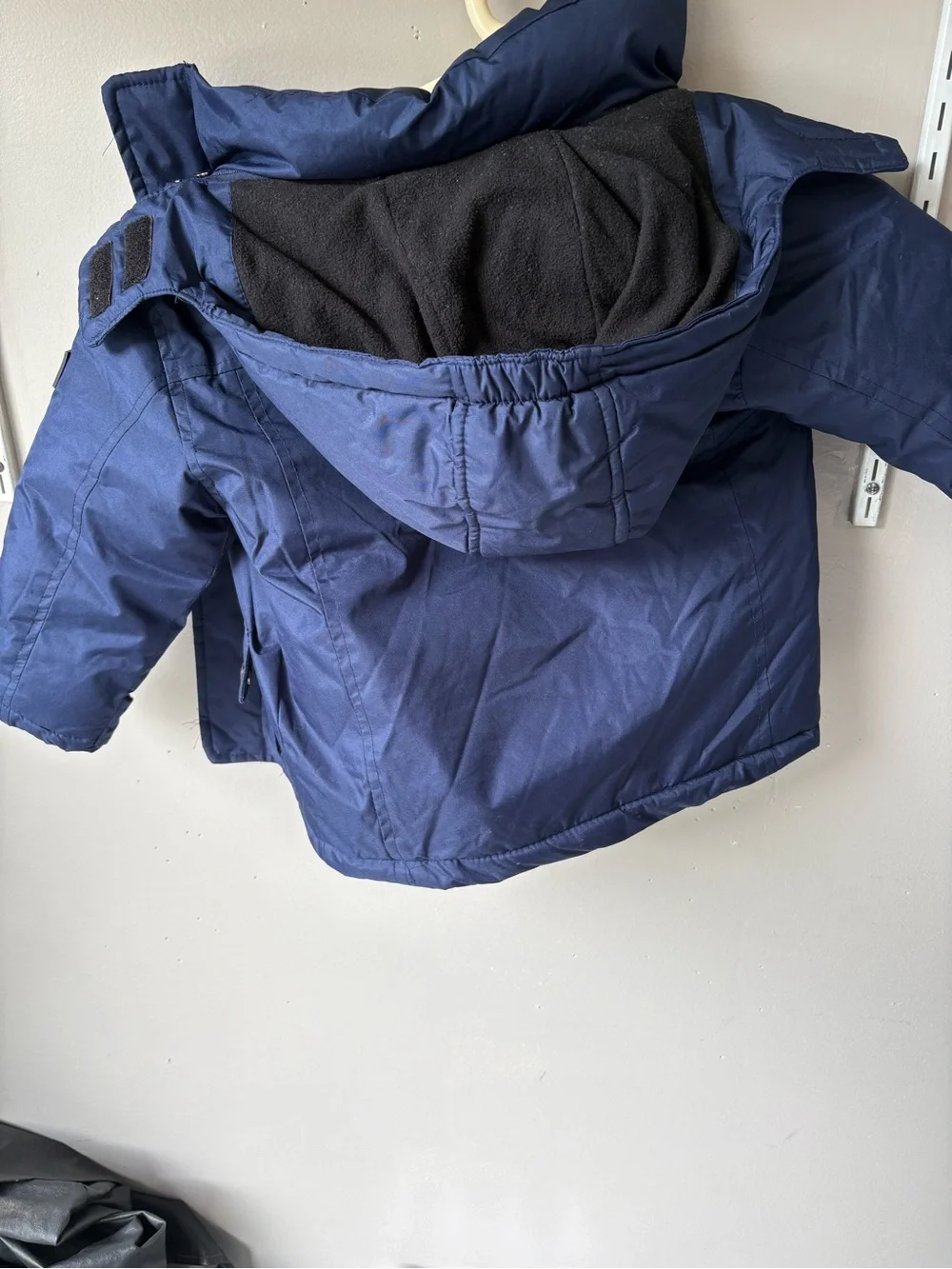 Dkny Navy Blue Kids Puffer Hooded Coat Boys Size 3T
